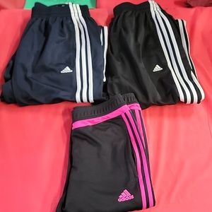 3 pairs of Adidas sweatpants